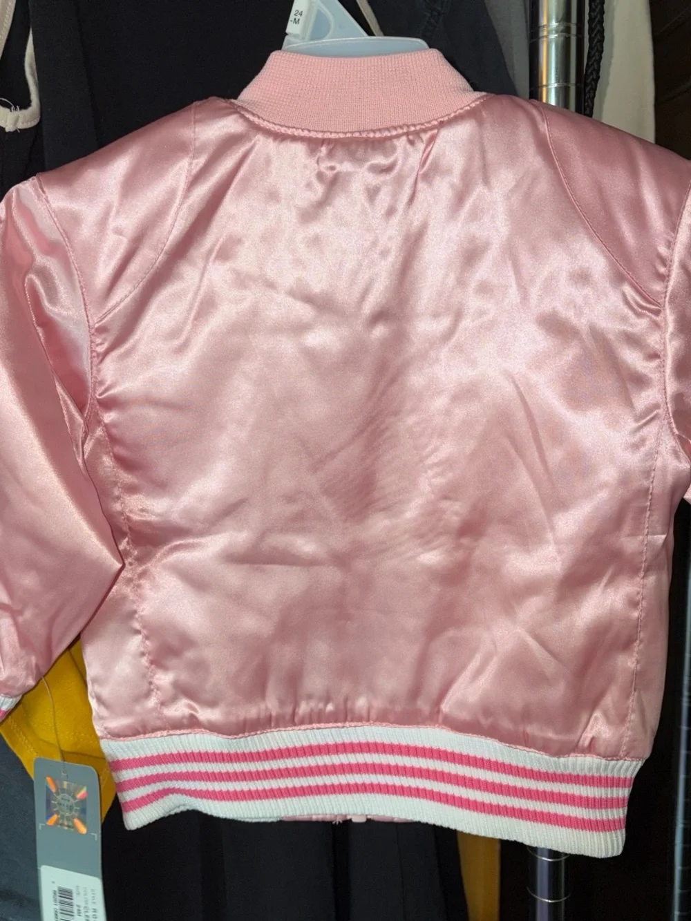 NWT Adidas Clemson Tigers pink bomber jacket Size 24 months